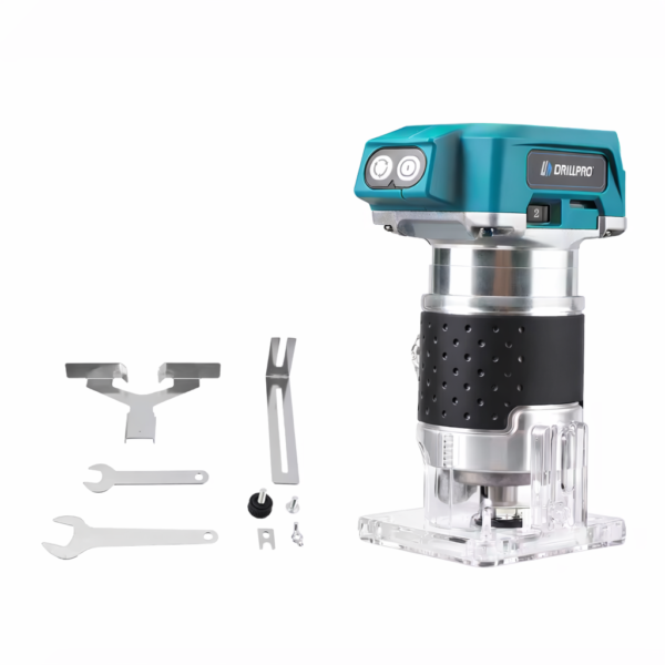 6.35mm Cordless Wood Router, 6 Speeds, 18V Battery