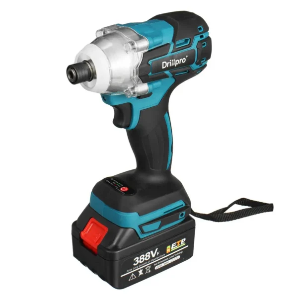 388VF Cordless Brushless Screwdriver, 1/4", LED, 18V Compatible