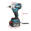 388VF Cordless Brushless Screwdriver, 1/4", LED, 18V Compatible