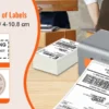 4x6 Thermal Label Printer Auto Recognition Win/Mac/Linux