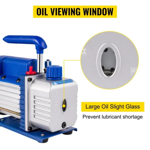 3CFM 1/4HP Single Stage Vacuum Pump HVAC