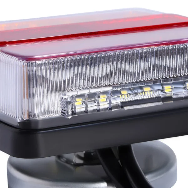 LED Trailer Rear Light Set 12V with 7-Pin Plug