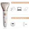 2-in-1 Ladies Hair Removal Shaver Full Body Washable