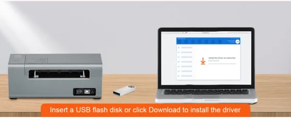 4x6 Thermal Label Printer Auto Recognition Win/Mac/Linux