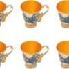 Vintage Turkish Tea & Coffee Set with Tray & 6 Glasses