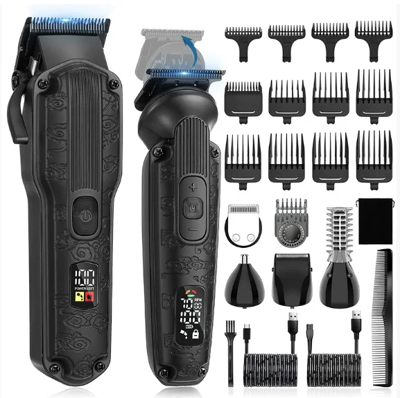 Hair Clipper Set, Skin Fade & Beard Trimmer (2pcs)
