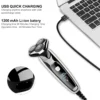 3-in-1 Electric Razor Wet & Dry Rechargeable Grooming Kit