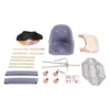 4-in-1 Folding Baby High Chair with Tray & Footrest