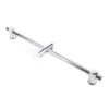 Adjustable Stainless Steel Shower Bar 360° Holder 21–66cm