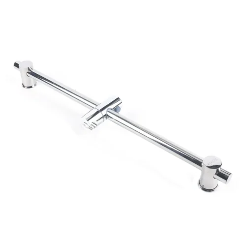 Adjustable Stainless Steel Shower Bar 360° Holder 21–66cm