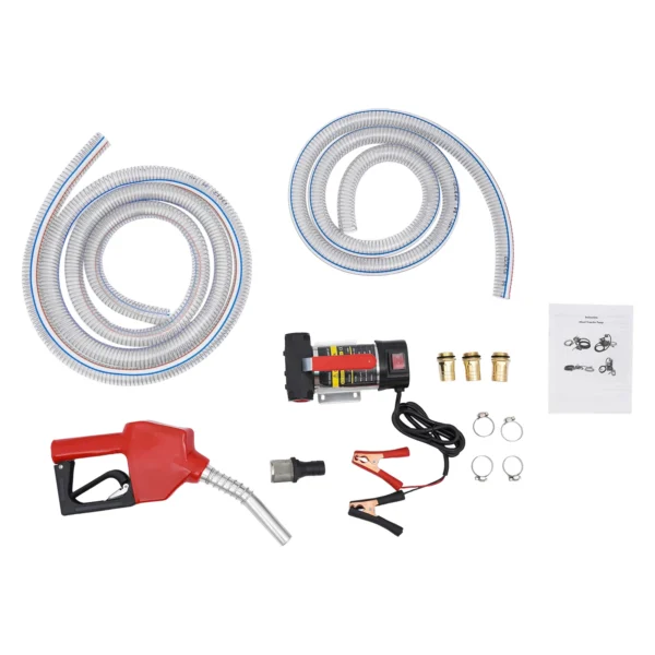 12V Diesel Fuel Transfer Pump 50L/min 200W Kit