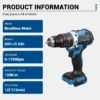 Drillpro 20V Brushless Cordless Drill 120Nm 13mm Chuck