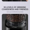 Automatic Electric Coffee Bean Grinder with Touch Screen