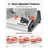 Electric Meat Slicer 0–0.6" Thickness