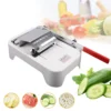 Manual Frozen Meat Slicer, Stainless Steel, Multi-Use Cutter