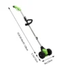 200W Cordless Grass Trimmer, Adjustable, 8 Blades