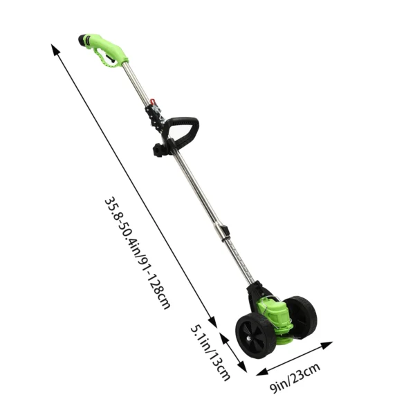 200W Cordless Grass Trimmer, Adjustable, 8 Blades