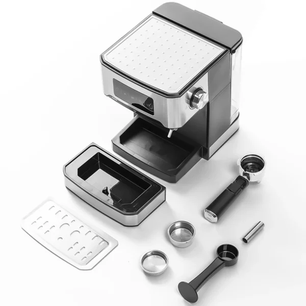 850W 20Bar Semi-Automatic Espresso Machine with Steam Wand