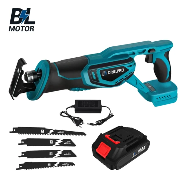 Brushless Reciprocating Saw, 3000RPM, 18V Battery Compatible
