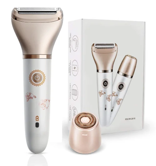 2-in-1 Ladies Hair Removal Shaver Full Body Washable