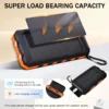 S41312bd9cf3e45ba9f9d456db67e4bf7E.webp Solar Power Bank Waterproof Dual USB Charger with LED Flashlight