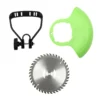 200W Cordless Grass Trimmer, Adjustable, 8 Blades