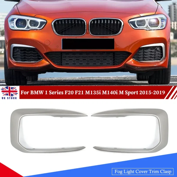 Front Bumper Fog Light Grill Trim for BMW F20 F21 LCI 2015–2019