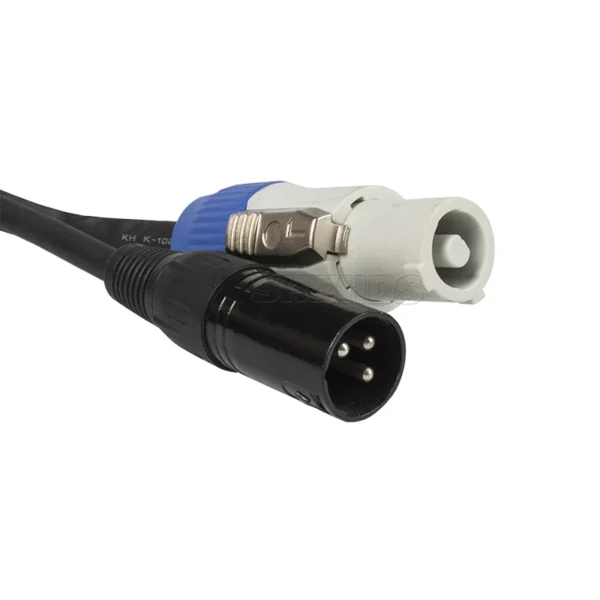 2m Powercon to DMX Cable for Stage Lighting Accessories