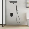 Shower System with Temperature Control Wall Mounted