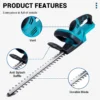 18V Cordless Hedge Trimmer, 2000W, 510mm Blade