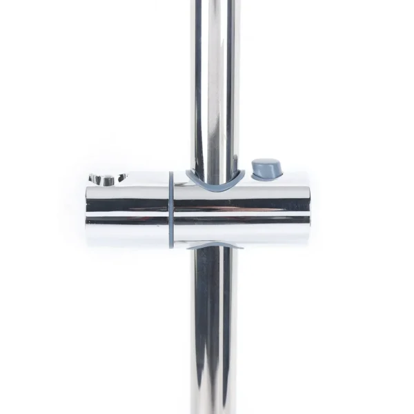 Adjustable Stainless Steel Shower Bar 360° Holder 21–66cm