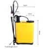 16L Backpack Pressure Sprayer with Lance & Adjustable Nozzles