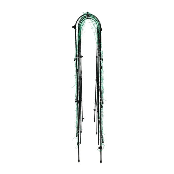 180×30×180cm Garden Arch Trellis with Netting