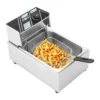 6L Stainless Steel Electric Fryer 2500W 60–200°C