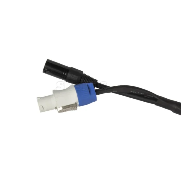 2m Powercon to DMX Cable for Stage Lighting Accessories