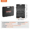 59-Pc Impact Socket Set SAE & Metric Cr-Mo Steel
