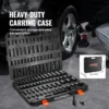 59-Pc Impact Socket Set SAE & Metric Cr-Mo Steel