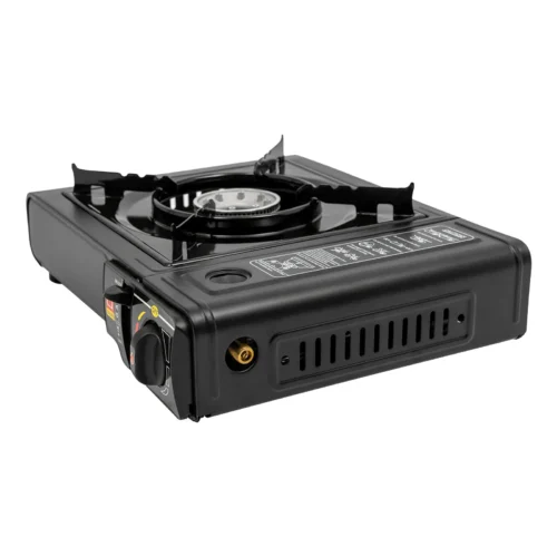 2500W Outdoor Barbecue Grill with Drip Tray Black