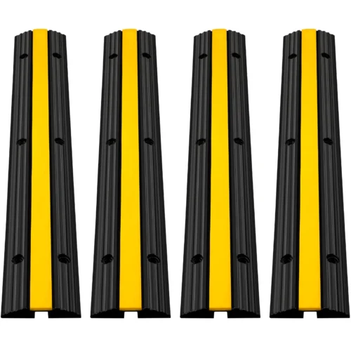Rubber Speed Bump Cable Protector Ramp 1 Channel