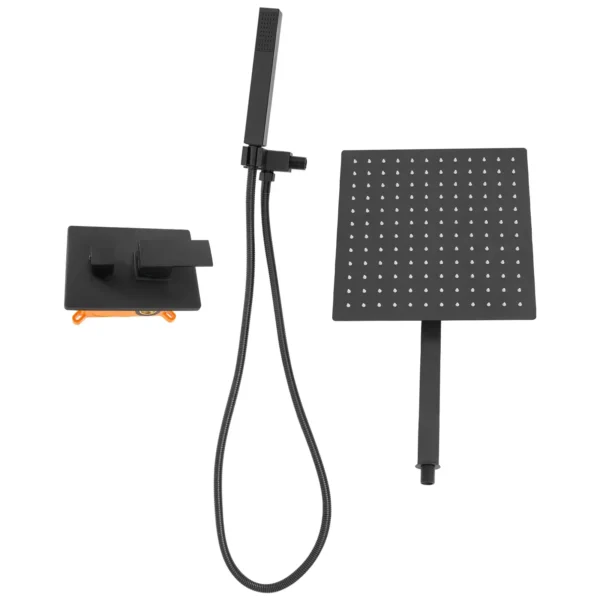 Shower System with Temperature Control Wall Mounted