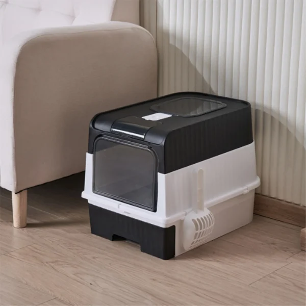 XXL Cat Litter Box with Scoop & Deodorizer Set