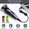 5-in-1 Electric Shaver for Men 3D Rotary Grooming Kit