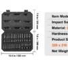 48 pieces Impact Socket Set, Deep & Shallow, Cr-Mo Steel