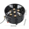 19800W Portable Camping Gas Burner, 7-Core, Electronic Ignition