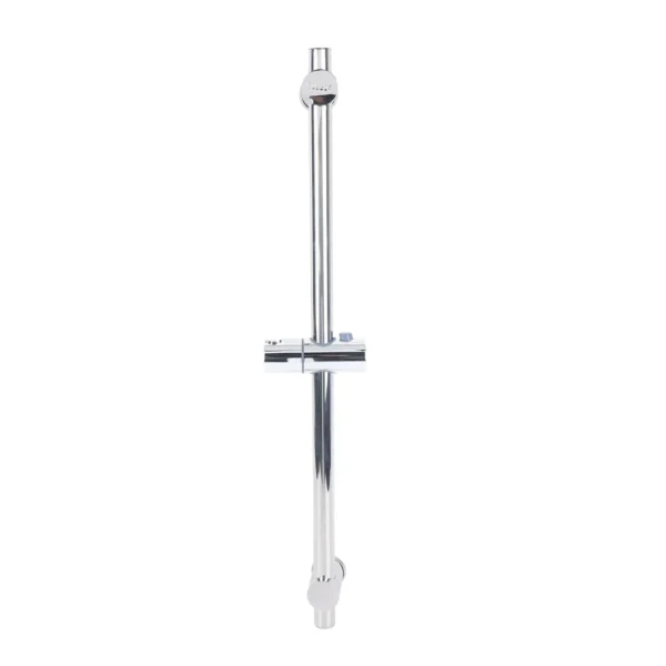 Adjustable Stainless Steel Shower Bar 360° Holder 21–66cm