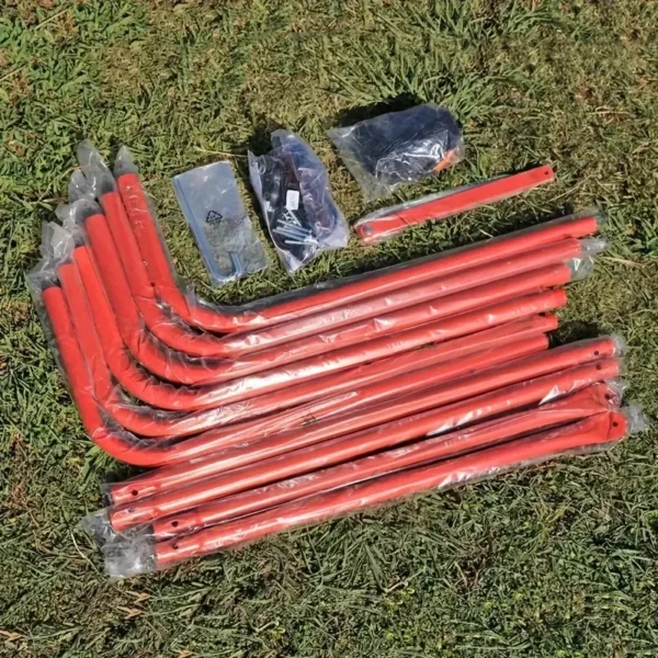 Adjustable Football Rebound Net Goal