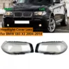 Pair Headlight Lens Cover for BMW X3 E83 2003–2010