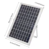 17V 10W Solar Water Pump Fountain 264GPH IP68