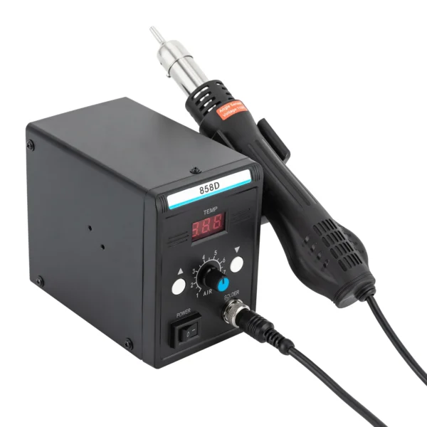S9f32967c5210471aa35b3f98f8044a10j.webp 700W Hot Air SMD Rework Station, 100–500°C, LED, Hot Gun
