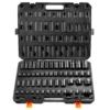 59-Pc Impact Socket Set SAE & Metric Cr-Mo Steel